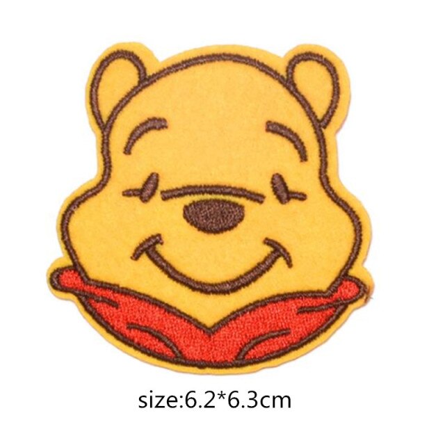 Cartoon Winnie The Pooh Two Squirrel Iron On Lovely Embroidered Cloth Patch  For Girls Clothes Stickers Apparel Garment Wholesale - Patches - AliExpress